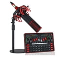 thumbnail image 1 of Sound Card Professional Microphone External Device Stereo Computer PC Mobile Phone Live Singing, 1 of 4