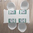 thumbnail image 4 of Ambesonne Surfboard Place Mats Set of 4, Tropic Floral Design, Standard Size, Turquoise Multicolor, 4 of 4