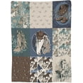 thumbnail image 3 of Horse Blanket Funny Running Horses and Wildflowers Throw Blankets Gifts for Girls Adults Lightweight Soft Fleece Cozy for Sofa Couch Bed Room Travel Birthday Party Decor 60x80in, 3 of 6