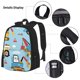 thumbnail image 3 of Balery Building Truck Mochila escolar 3 en 1 para niños: mochila resistente con lonchera térmica y estuche para lápices. Mochila escolar para niños y niñas., 3 of 7