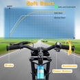thumbnail image 3 of 14" Pneumatic Tires, 400W Motor Ride on with Shock Absorber, 13 Miles Range &12 MPH Max Speed, Max Load 143 Lbs, Twist Throttle,Blue 36V Kids Electric Dirt Bike for Ages 5–12, Motorized Dirt Bike,, 3 of 4