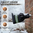 thumbnail image 4 of Kieccall Outdoor Winter Faucet Protection Cover Insulated Water Pipe Protective Cover for Outdoor Home Yard Faucet Pipe Freeze Frost Winter Insulation, 4 of 8