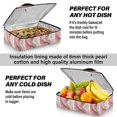 thumbnail image 5 of Iauyy Casserole Carrier for Hot Food Insulated Casserole Travel Carry Bag with Lid Food Warmer Bag for Party/Picnic,Golden Marble, 5 of 7