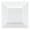 white, variant on Maxi Serve Square White Plastic Medium Plate - 8 1/4" x 8 1/4" x 1/2" - 100 count box