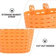 thumbnail image 3 of Minkissy 1Pcs Panier de Vélo Orange pour Filles Enfants Design Résistant à l'Eau, 3 of 5
