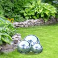 thumbnail image 4 of HAMPPLIES 5pcs Mirror Polished Hollow Ball Stainless Steel Garden Gazing Reflective For Pond, 4 of 8
