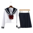 thumbnail image 2 of new spring and autumn long-sleeved pleated skirt cute women's suit-mid skirt 65cm-XL, 2 of 7