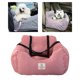 thumbnail image 5 of Bolsa De Transporte De Viaje Para El Cinturón De Seguridad Del Coche Para Perros, Para Cachorros, Rayas Rojas Sunnimix Asiento elevado para mascotas, 5 of 8