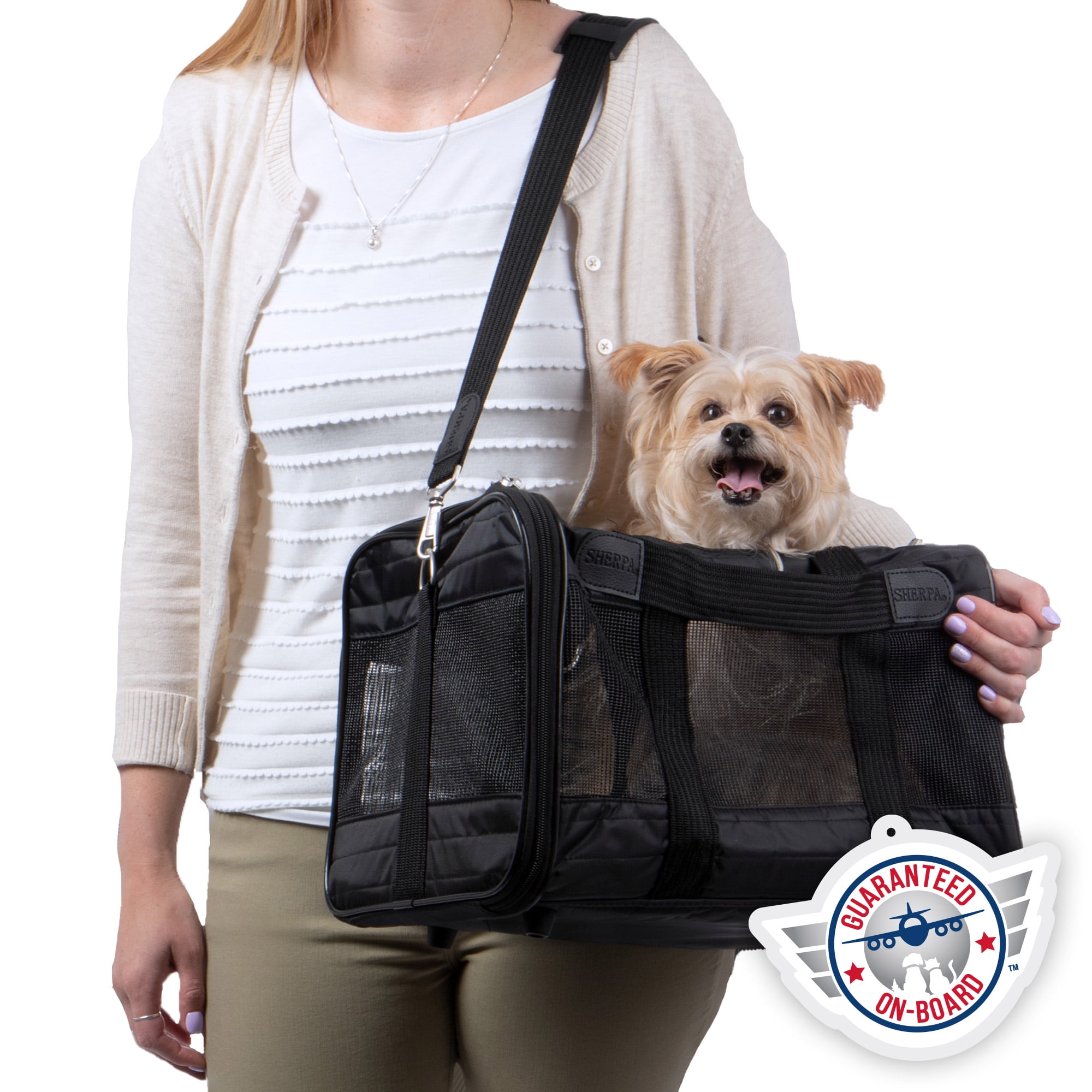 Sherpa Medium Pet Carrier with Duffel Backpack Design 55528