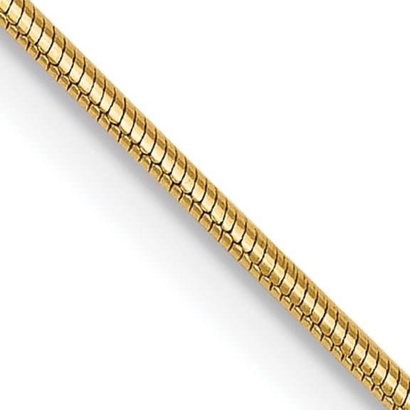 Jewelry by Sweet Pea 14K Yellow Gold .8mm Round Snake Chain