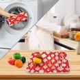thumbnail image 3 of Yayeee Dish Drying Mat for Kitchen Counter 18" x 24" Microfiber Super Absorbent Coffee Decorative Pad, Orange Christmas Ornaments Pattern, 3 of 9