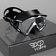 thumbnail image 1 of Máscara de buceo panorámica para adultos, máscara de buceo de vidrio templado, gafas de natación premium con cubierta de nariz, equipo de snorkel, 1 of 4