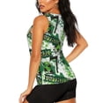 thumbnail image 4 of Picia Football 7 Pattern Women's Workout Tank Top,Breathable Activewear,Slim Fit Athletic Top,Versatile Workout Moisture-wicking top-Small, 4 of 9