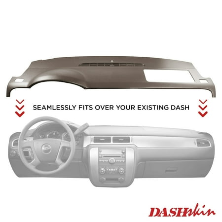 DashSkin Molded Dash Cover for 2007-2014 Tahoe Suburban Yukon Avalanche in Cashmere