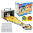 thumbnail image 2 of Desktop Bowling Toy Interesting Plastic Exquisite Foldable Handheld Catapult Bumper Toy Table Shooting Game for Children Parents Home, 2 of 9