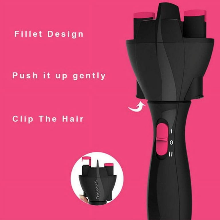 Electronic Quick Twist Hair Braiding Tool Automatic Hair Braider Machine Braid Maker DIY Magic Hair Styling Tools, Size: 8.66 x 3.15, Black