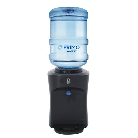 Primo® Water Countertop Dispenser Top Loading, Room Temperature, Black, 3 or 5 Gallon
