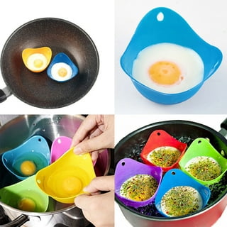 6pcs Microwave Steamed Egg Cup Mini Egg Cooker Portable Egg Poacher For  Home Kitchen (white)