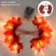 thumbnail image 1 of Guirnalda de luces LED de hojas de arce de 3 m y 20 LED con hojas de otoño falsas, guirnalda de hadas para Navidad, Acción de Gracias, fiesta de Halloween, decoración del hogar, 1 of 6