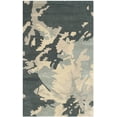 thumbnail image 2 of SAFAVIEH Bella Faye Abstract Camo Wool Area Rug, Steel Blue, 3' x 5', 2 of 11