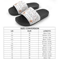 thumbnail image 2 of GZHJMY Stylish Slides for Women Men, Cute Cat with Gray and White Stripes Soft Flexible Slip-on Sandals Slippers, 2 of 7