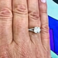 thumbnail image 6 of Silvago Jewel 1.8 Ct Round Diamond Wedding Rings for Women's - 14K White Gold Over Split Shank Anniversary Gift for Women's - Engagement Sterling Silver Ring for Her - Proposal Rings for Women's, 6 of 13
