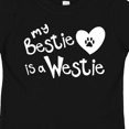 thumbnail image 4 of Inktastic Bestie Westie Boys or Girls Toddler T-Shirt, 4 of 5
