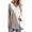 Beige, variant on Long Sleeve Shirts for Women 2026 Spring Fall Casual Geometric Printed V Neck Oversized Shirt Tunic Blouse