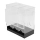 thumbnail image 5 of Dispensador De Paquetes De Refuerzo De 3 Ranuras Para Tarjetas, Organizador De Soporte De Exhibición De Tarjetas Acrílicas Con Base Negra Para Tarjetas Coleccionables, Tarjetas, 5 of 7