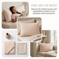 thumbnail image 4 of Unique Bargains Breathable Hypoallergenic Envelope Pillow Protectors Standard Khaki 20" x 26", 4 of 5
