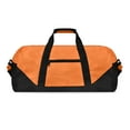 thumbnail image 2 of DALIX 21" Large Duffle Bag with Adjustable Strap in Orange 24 Pack, 2 of 7