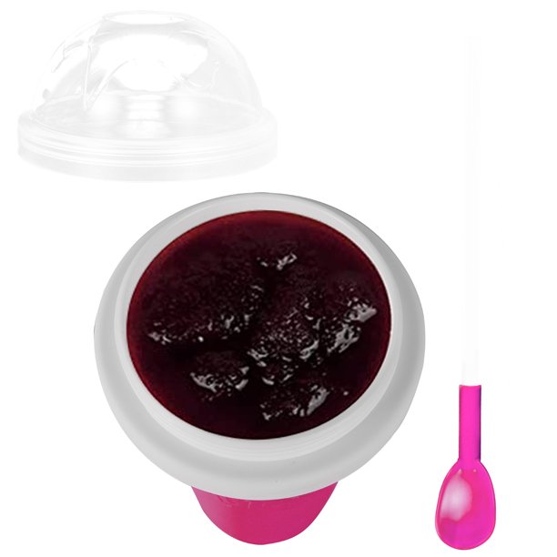 Muyoka Slushy Maker Cup Quick Frozen DIY Homemade Smoothies Cup Portable Squeeze Cup Summer Cooler Milk Shake Ice Cream Maker Taza de enfriamiento para ni帽os y familia