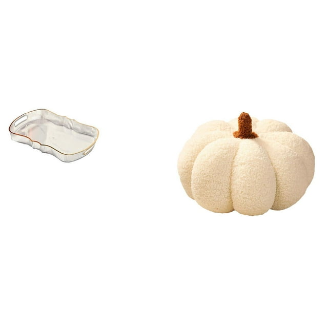 Bandeja de almacenamiento,Bandeja rectangular para servir,bandeja para postres y frutas de cocina,Almohadas de calabaza de Halloween,Almohadas de calabaza de Halloween Decoración del hogar