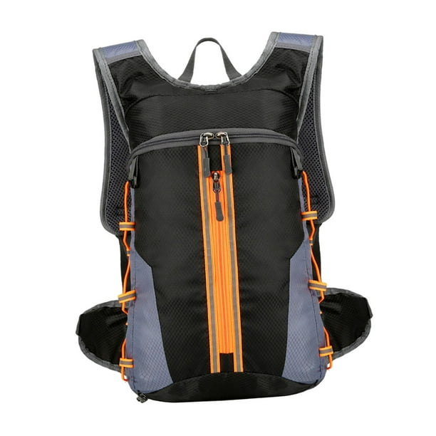 Mochila de ciclismo, mochila de día, transpirable, impermeable, para correr, mochila deportiva Naranja