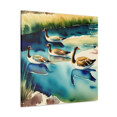 Ducks Swimming Canvas Prints Sale Wall Art Canvas ??50% off Free Shipping