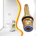 thumbnail image 3 of Injueey Cartucho de grifo de cerámica para baño, cartucho de válvula de grifo de ducha de fácil instalación y resistente al óxido, bueno Accesorios de baño Azul, 3 of 6