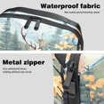 thumbnail image 4 of Deer Waterproof Oxford Cloth Storage Pouch Cable Organizer Cord Organizer Travel Small Bag 5.9x9.44x3.14 in, 4 of 6