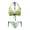 Green, variant on Chririnla Jamaican Flag Heart Print Halter Bikini Set Two Piece Triangle Swimsuit for Beach Vacation Pool Party Sexy Tie Side Bathing Suit for Women