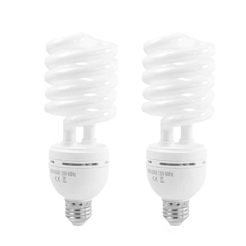 135W 6500K Natural Sunlight Light Bulb/s Grow CFL Growlights 2 PACK 