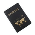thumbnail image 2 of GENEMA Fashion Women Men Passport Cover Pu Leather Map Style Travel ID Credit Card Passport Holder Packet Wallet Purse Bags, 2 of 16