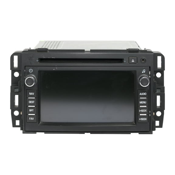 Restored 20072008 GMC Acadia AMFM Radio Single CD Player DVD Nav Ready 25897059 UNLOCKED (Refurbished)