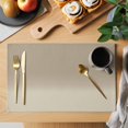 thumbnail image 2 of Khaki Ombre Placemats Set of 4 Gradient Gradual Color Place Mats Table Mats Kitchen Dining Home Outdoor Party Table Decoration, 2 of 9