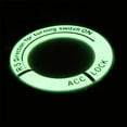 thumbnail image 6 of 3.4x3.4cm LED Luminous Car Ignition Key Hole Ring Coil S3N0 X9V4 O6U9 E5U8, 6 of 9