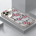 thumbnail image 1 of Cover Smooth E-TPU Phone Case For APPLE iPhone 15 14 13 12 11 X XS Max 8 7 SE 6S 6 Plus Mini Case Shell Pink Art Hello Kitty Cat, 1 of 7