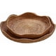 thumbnail image 1 of Hand-Woven Rattan Fruit Tray Storage Bread Basket Serving Tray Home Decoration Food Serving Platter 2 Pieces, 1 of 4