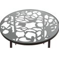thumbnail image 4 of Bistro Dining Table - Outdoor Patio Table, Aluminum Frame, Glass Top - Indoor & Outdoor Use, 4 of 9