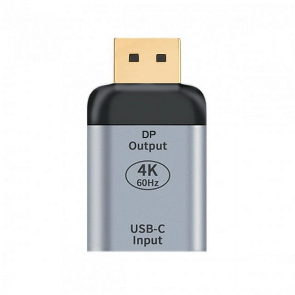 JSER USB-C Type C Female Source to Displayport DP Sink HDTV Adapter 4K 60hz 1080p for Tablet Phone Laptop