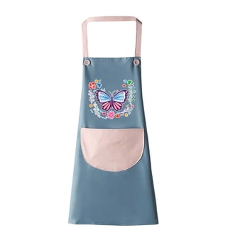 Delantal De Lona Para Niños Con Bolsillos – Ajustable, Transpirable Y Resistente – Ideal Para Pintura, Manualidades Y Cocina