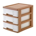 thumbnail image 1 of CHUANK Clear Plastic Box 5-Tiers Clearance Desktop Drawer Storage Multi-Tiers Drawer Plastic Office Storage Box Office Supplies Transparent Storage Rack With Drawers White, 1 of 7