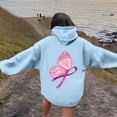 thumbnail image 4 of Chandail à Capuche Imprimé à Manches Longues pour Femmes, Ample, Oversize, Chandail, Blouse, 4 of 5